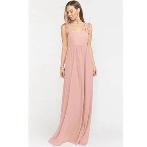NWT Show Me Your Mumu June Maxi Dress in Rustic Mauve Crisp Size Small